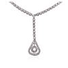 Image 2 : 14KT White Gold 1.03ctw Diamond Necklace