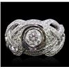 Image 1 : 14KT White Gold 1.81ctw Diamond Ring