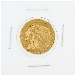 1909-D $5 AU Indian Head Half Eagle Gold Coin