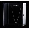 Image 3 : 14KT White Gold GIA Certified 1.70ctw Diamond Necklace