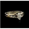 Image 2 : 14KT Yellow Gold 0.83ctw Diamond Ring