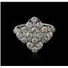 Image 1 : 14KT White Gold 2.14ctw Diamond Ring
