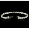 Image 3 : 14KT White Gold 6.72ctw Diamond Tennis Bracelet