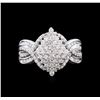 Image 1 : 1.00ctw Diamond Ring - 14KT White Gold