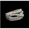 Image 2 : 0.82ctw Diamond Ring - 14KT White Gold
