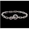 Image 2 : 14KT White Gold 0.72ctw Diamond Bracelet