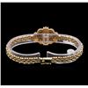 Image 5 : 14KT Yellow Gold 0.52ctw Diamond and Cubic Zirconia Coin Ensemble