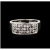 Image 1 : 14KT White Gold 0.85ctw Diamond Ring