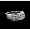 Image 2 : 14KT White Gold 0.85ctw Diamond Ring