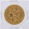 Image 1 : 1878 $20 AU Liberty Head Double Eagle Gold Coin