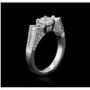 Image 3 : 18KT White Gold 1.85ctw Diamond Ring