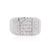 Image 1 : 14KT White Gold 0.88ctw Diamond Ring