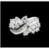Image 1 : 14KT White Gold 1.78ctw Diamond Ring