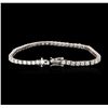 Image 3 : 14KT White Gold 5.04ctw Diamond Tennis Bracelet