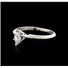 Image 2 : 14KT White Gold 0.32ct Diamond Solitaire Ring
