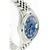 Image 2 : Rolex Stainless Steel Sapphire and Diamond DateJust Men's Watch