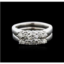 14KT White Gold 1.00ctw Diamond Ring