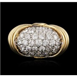 18KT Yellow Gold 1.34ctw Diamond Ring