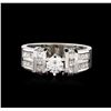 14KT White Gold 1.45ctw Diamond Ring