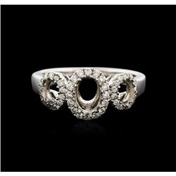 18KT White Gold 0.25ctw Diamond Ring