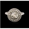 Image 1 : 14KT White Gold 1.81ctw Diamond Ring