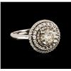 Image 2 : 14KT White Gold 1.81ctw Diamond Ring