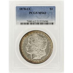 1878-CC PCGS MS62 Morgan Silver Dollar