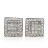 Image 1 : 14KT White Gold 2.19ctw Diamond Earrings