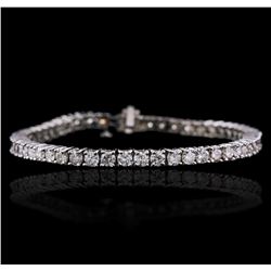 14KT White Gold 7.33ctw Diamond Bracelet