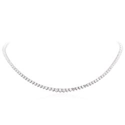 14KT White Gold 14.03ctw Diamond Necklace