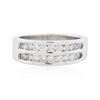 Image 1 : 14KT White Gold 1.03ctw Diamond Ring