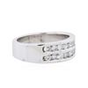 Image 2 : 14KT White Gold 1.03ctw Diamond Ring