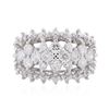 Image 1 : 14KT White Gold 2.22ctw Diamond Ring