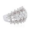 Image 2 : 14KT White Gold 2.22ctw Diamond Ring