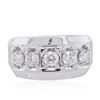 Image 1 : 14KT White Gold 1.06ctw Diamond Ring