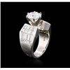 Image 4 : 18KT White Gold 4.16ctw Diamond Ring