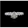 Image 1 : 14KT White Gold 2.71ctw Diamond Ring