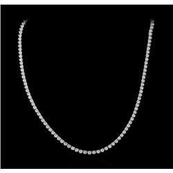 14KT White Gold 10.62ctw Diamond Necklace