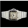 Image 1 : Cartier Stainless Steel Santos Galbee Watch