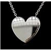 Image 3 : Tiffany & Co. 0.56ctw Diamond Pendant With Chain - 18KT White Gold