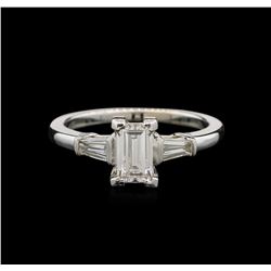 GIA Cert 1.02ctw Diamond Ring - 14KT White Gold