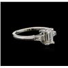 Image 2 : GIA Cert 1.02ctw Diamond Ring - 14KT White Gold