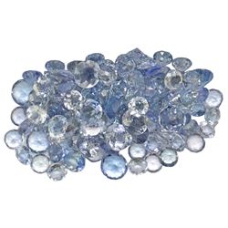 15.55ctw Round Mixed Tanzanite Parcel