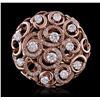 Image 1 : 14KT Rose Gold 2.04ctw Diamond Ring