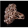 Image 2 : 14KT Rose Gold 2.04ctw Diamond Ring