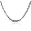 Image 2 : 14KT White Gold 3.49ctw Diamond Necklace