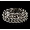 Image 1 : Ralph Lauren 21.00ctw Diamond Bracelet - 18KT White Gold