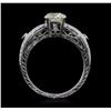 Image 3 : 18KT White Gold 1.64ctw Diamond Ring