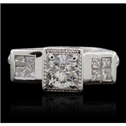 Platinum 1.96ctw Diamond Ring