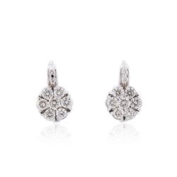 14KT White Gold 2.31ctw Diamond Earrings